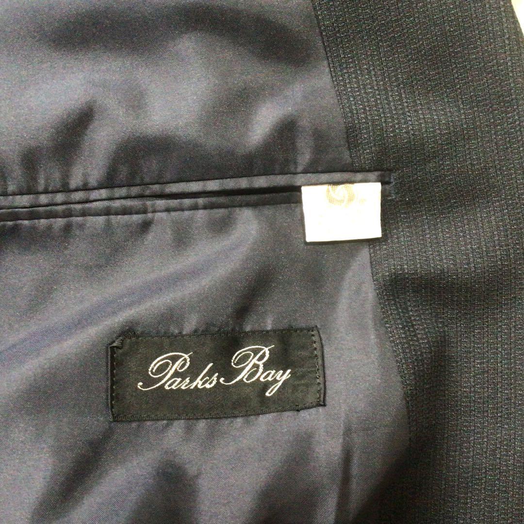 Vintage Double Breasted Suit Setup Wool Black Casual