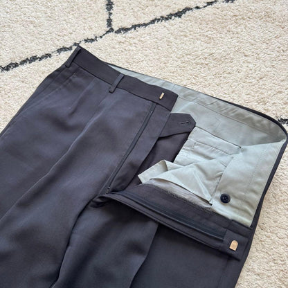 Vintage Suit Setup Double Purple Gray LL Masaki Suda