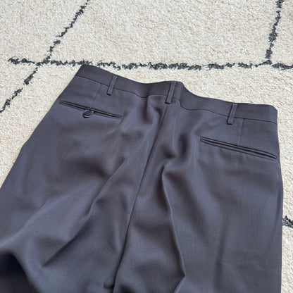 Vintage Suit Setup Double Purple Gray LL Masaki Suda