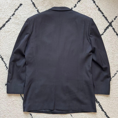 Vintage Suit Setup Double Purple Gray LL Masaki Suda