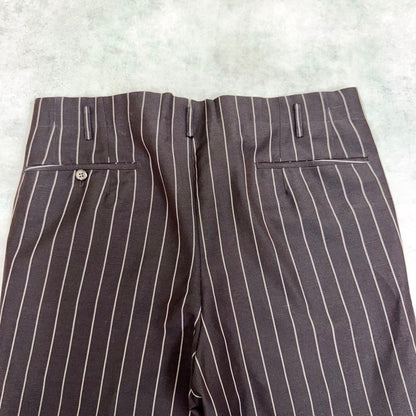 60s Vintage Rockabilly British Made Striped TALON Summer Wool