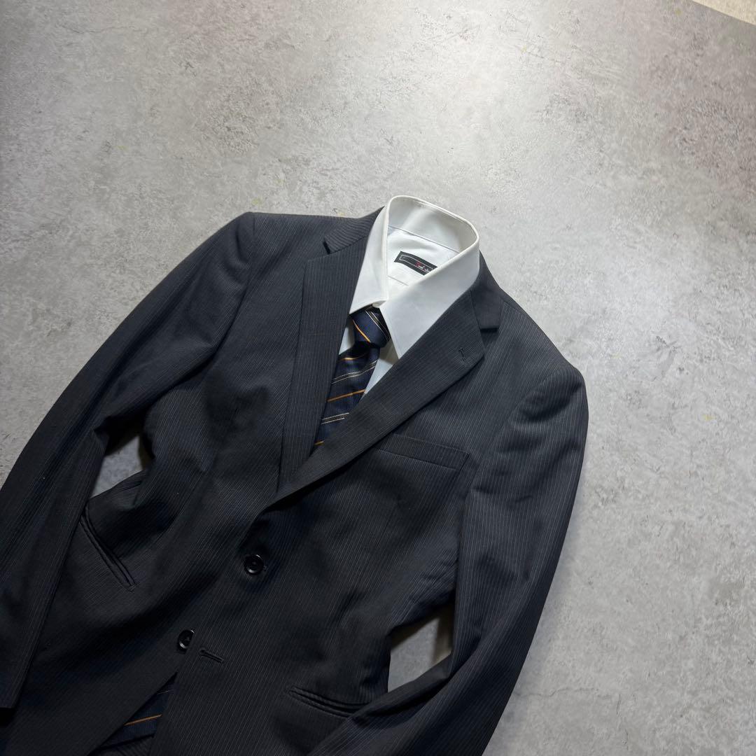 Men's Striped Setup Suit L Size Vintage Good Condition