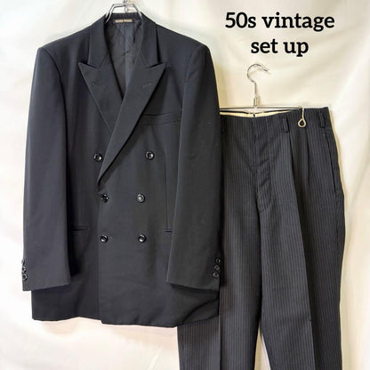 50s vintage suits button fly rockabilly extra thick chambray