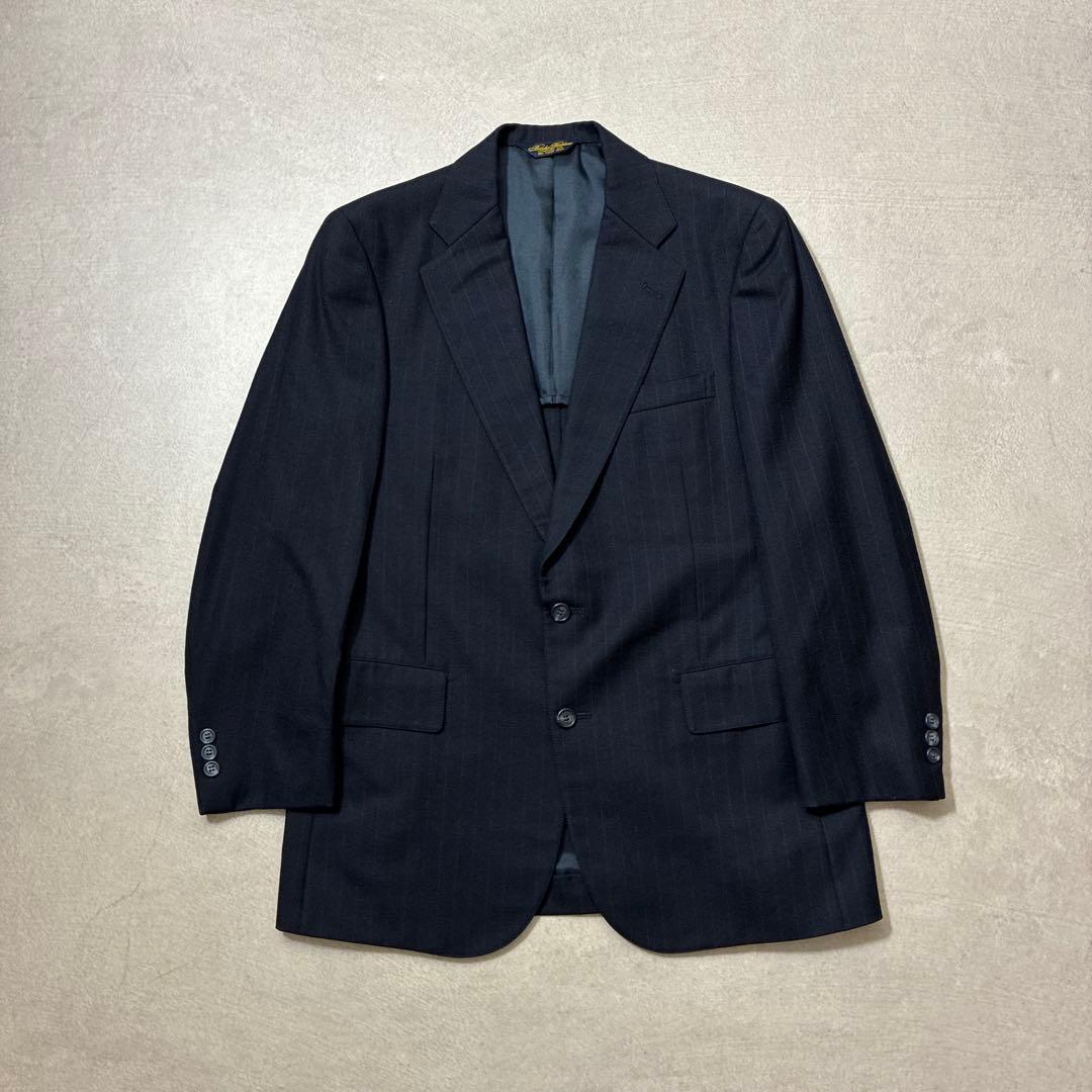 BrooksBrothers1818 Tailored Jacket Black Stripe Made in Japan