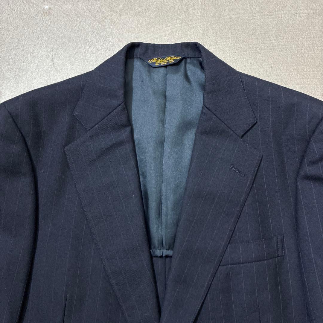 BrooksBrothers1818 Tailored Jacket Black Stripe Made in Japan