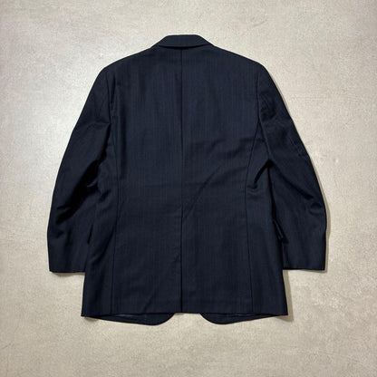 BrooksBrothers1818 Tailored Jacket Black Stripe Made in Japan