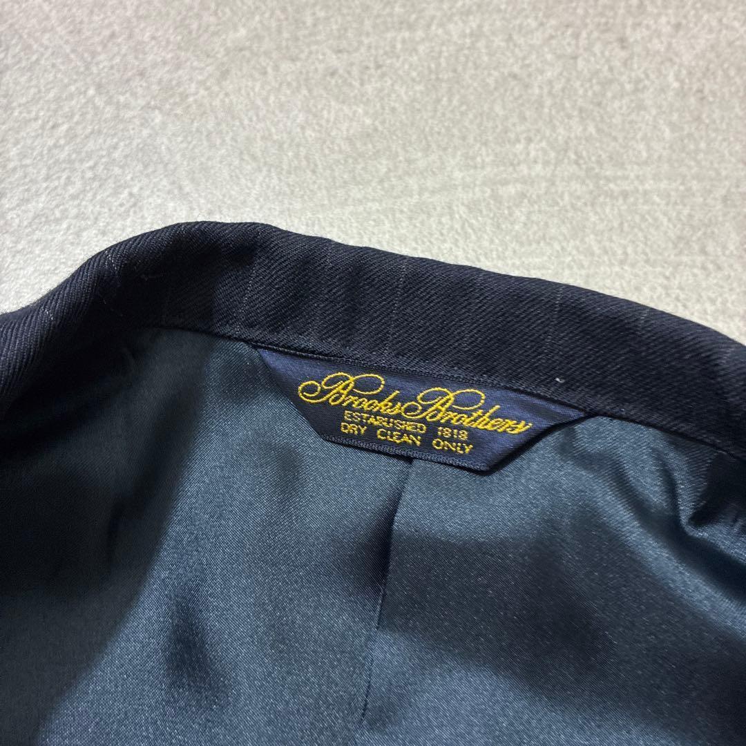 BrooksBrothers1818 Tailored Jacket Black Stripe Made in Japan