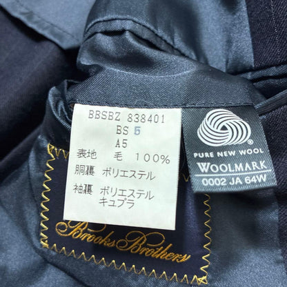 BrooksBrothers1818 Tailored Jacket Black Stripe Made in Japan