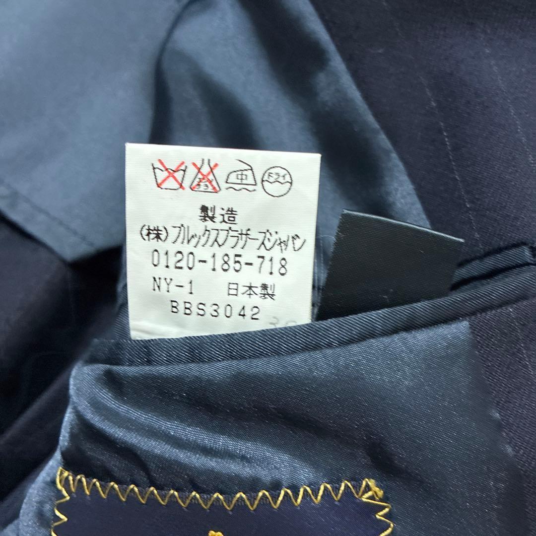 BrooksBrothers1818 Tailored Jacket Black Stripe Made in Japan