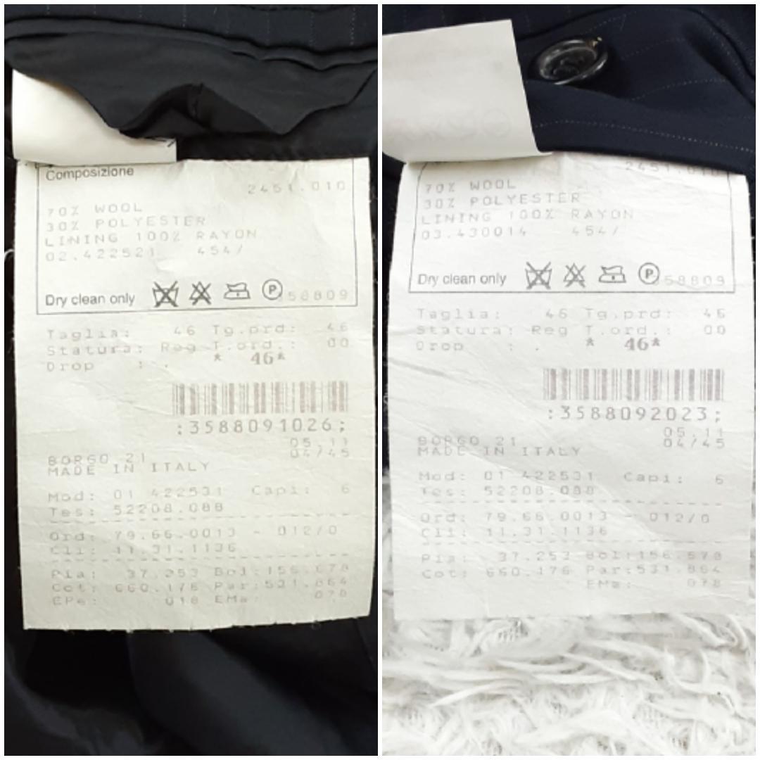 Good condition ◎Giorgio Armani suit setup navy dark blue M equivalent