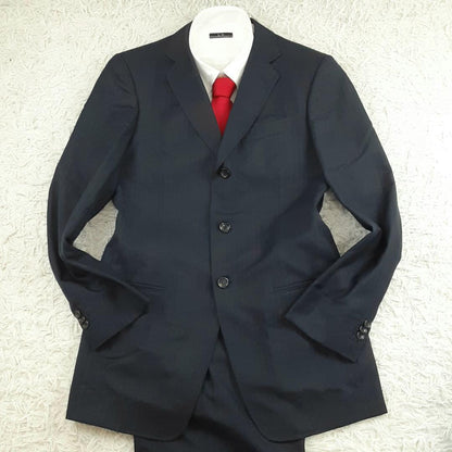 Good condition ◎Giorgio Armani suit setup navy dark blue M equivalent