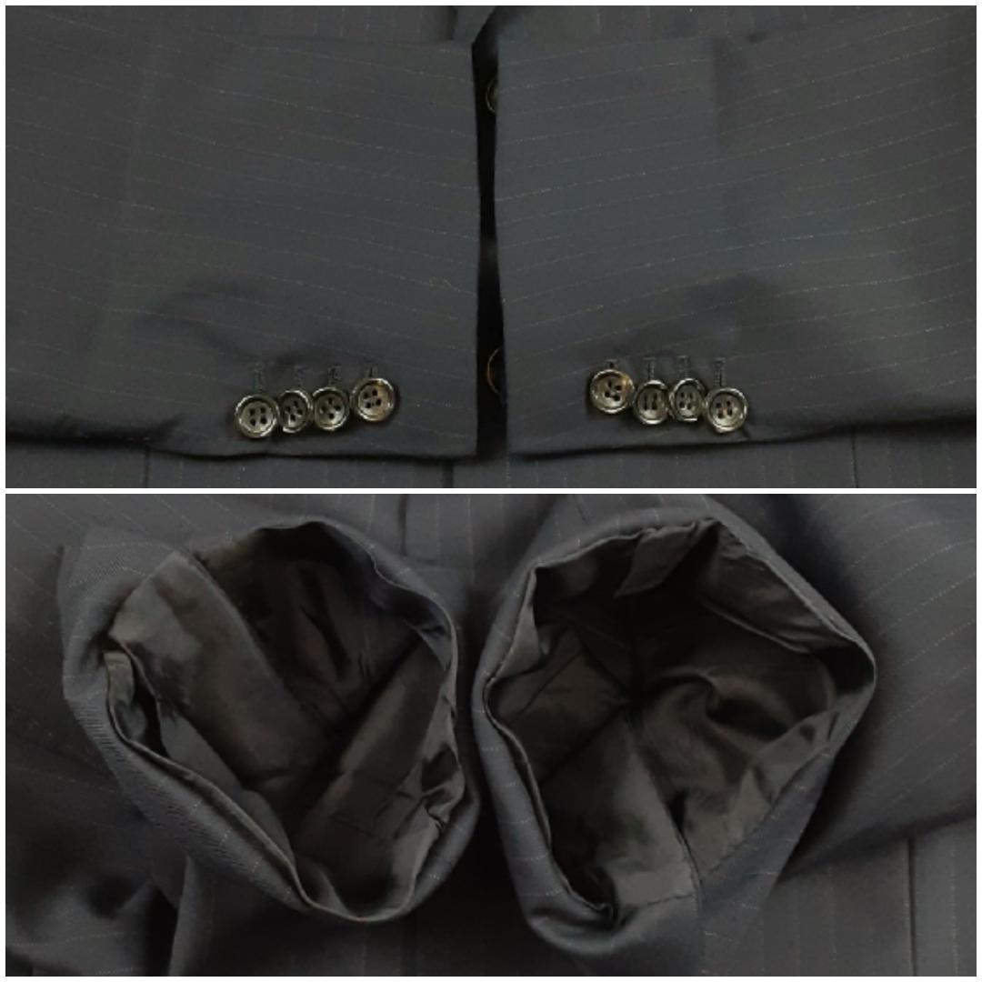 Good condition ◎Giorgio Armani suit setup navy dark blue M equivalent