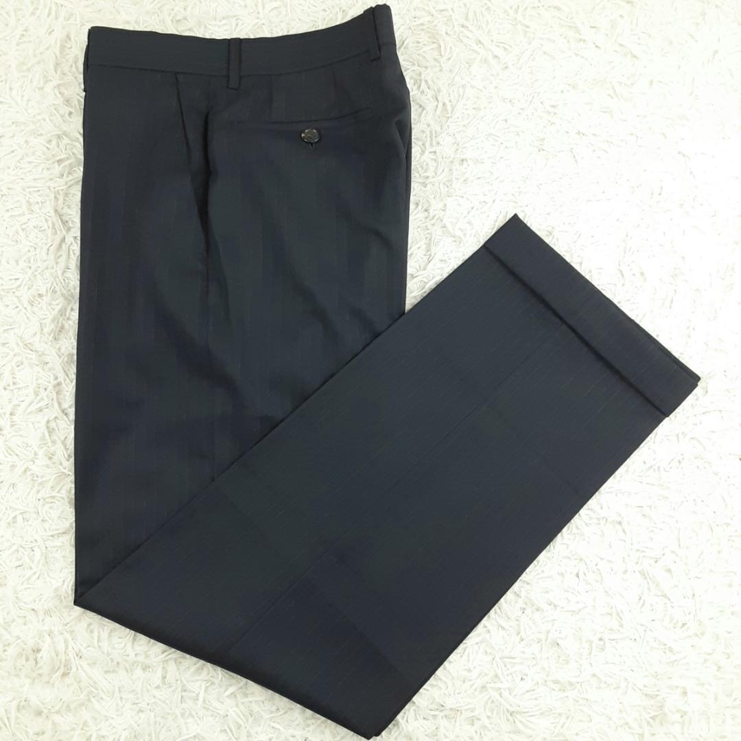 Good condition ◎Giorgio Armani suit setup navy dark blue M equivalent