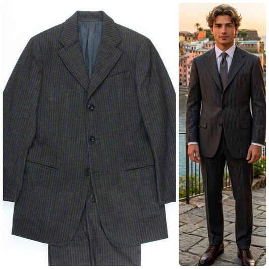 Very good condition ARMANICOLLEZIONI single suit striped S-M