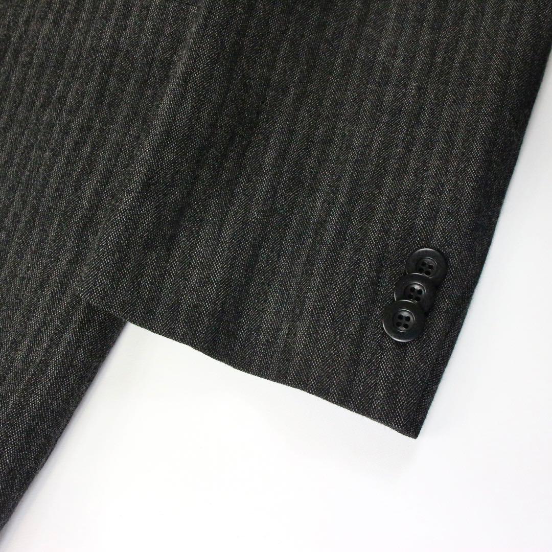 Very good condition ◎ ARMANICOLLEZIONI single suit striped S-M