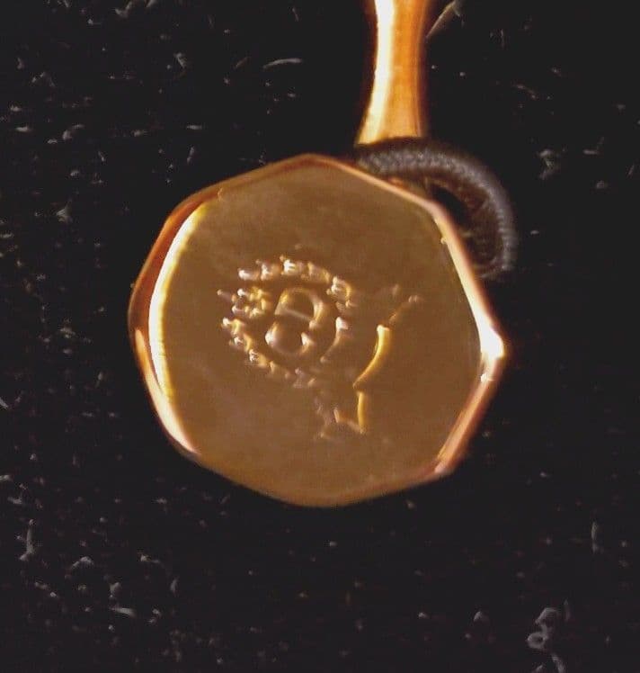 A209/Christian Dior Cufflinks CD Logo 14K GF