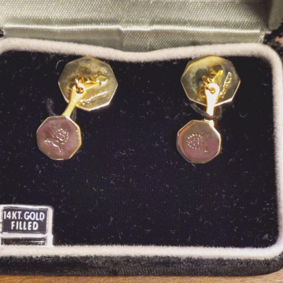 A209/Christian Dior Cufflinks CD Logo 14K GF