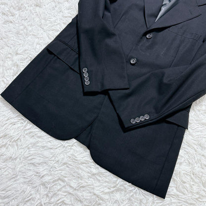 Brooks Brothers Wool Suit Black L Equivalent For Oversized Lovers