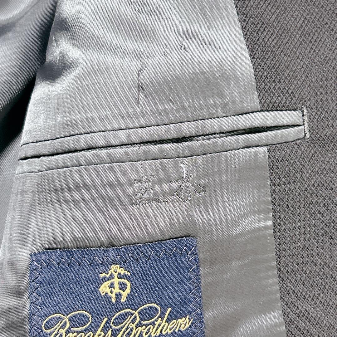 Brooks Brothers Wool Suit Black L Equivalent For Oversized Lovers