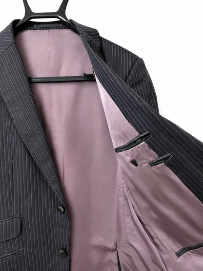 striped suit setup vintage archive y2k