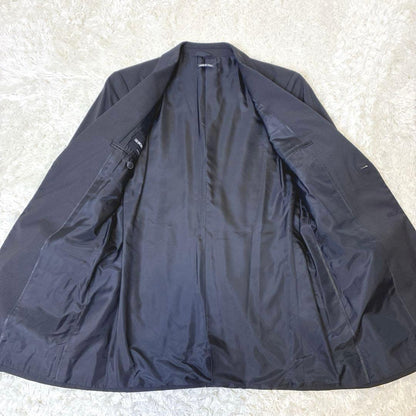 Giorgio Armani Italian Suit Setup 44 Black Stripe