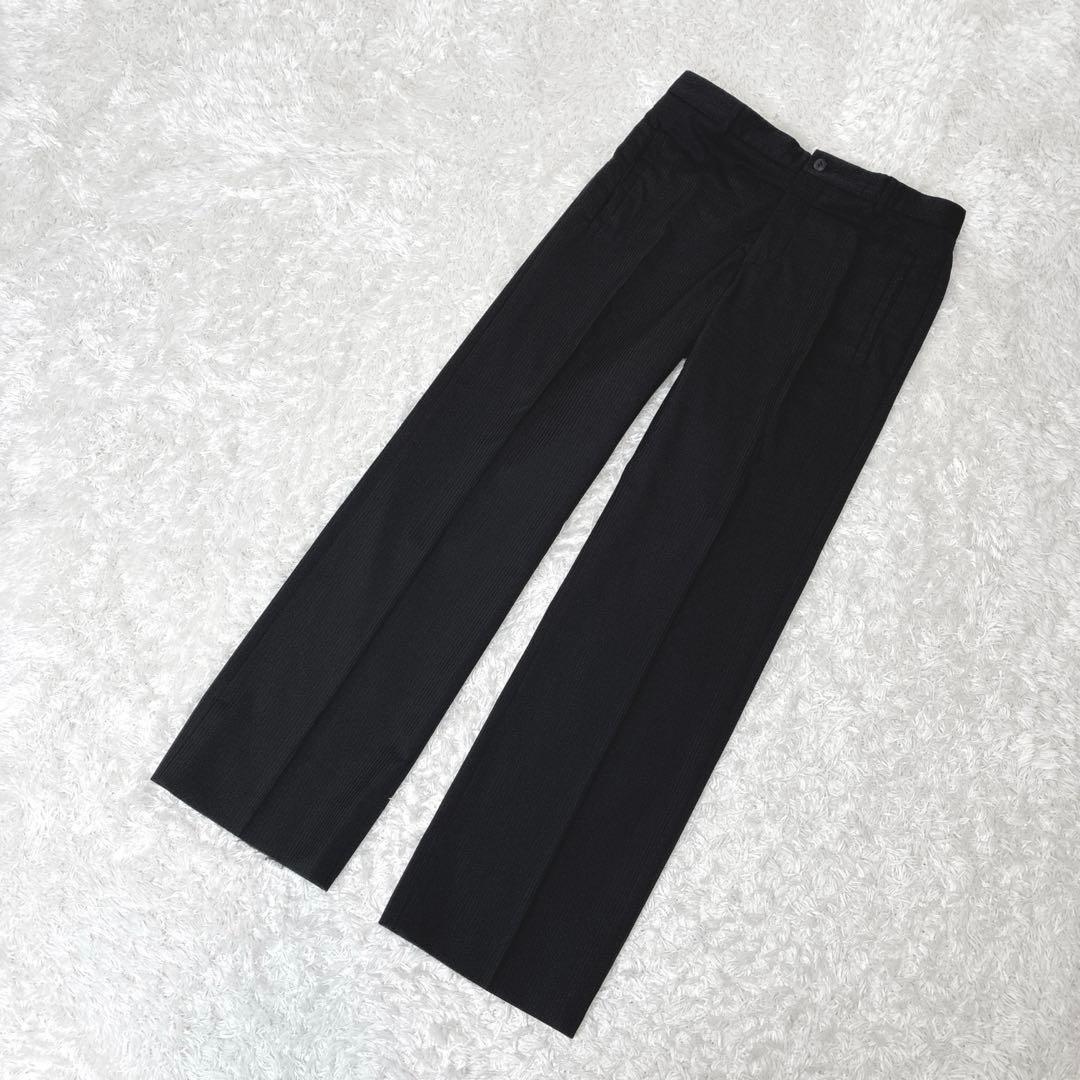 Giorgio Armani Italian Suit Setup 44 Black Stripe
