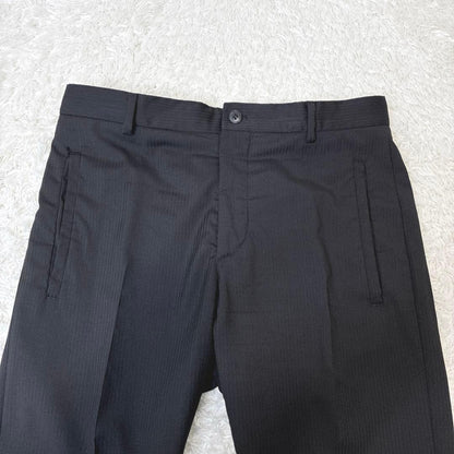 Giorgio Armani Italian Suit Setup 44 Black Stripe