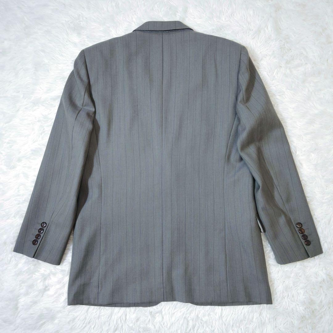 Givenchy Setup Suit Gray Tortoiseshell Button Unlined Top and Bottom Single