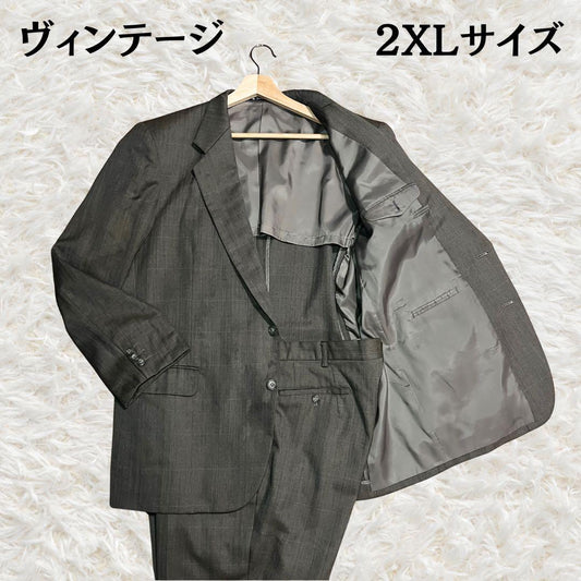Vintage YAMASHITA Suit Setup 2XL Olive Gray