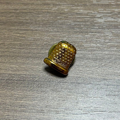 LATORRE Lapel Pin Gold Thimble Motif Italy Suit