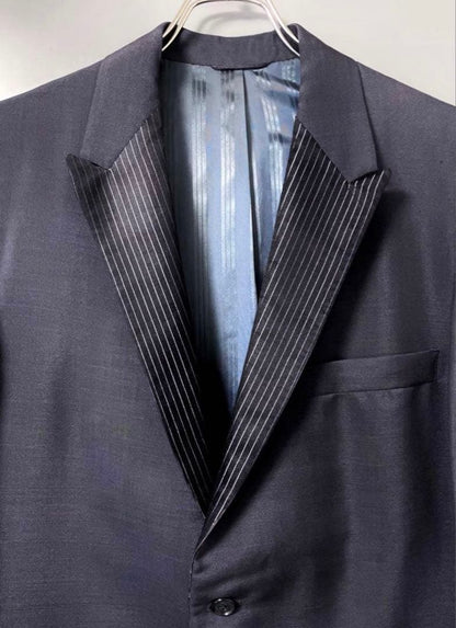 [M~L] 60s Vintage Suit Setup Three Piece Tuxedo