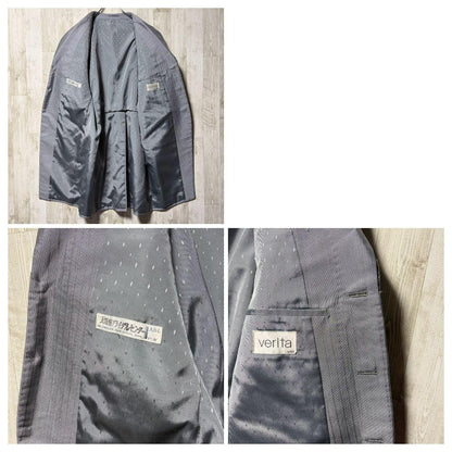 Good Condition Verita Tuxedo Setup Formal Suit L Silver