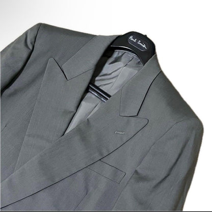 90s✨Mitsumi Angelico double suit dull green beamsf with tie