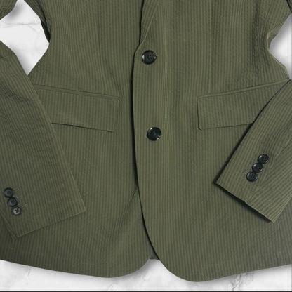 [Extremely Good Condition] Nano Universe LB.03 Seersucker Setup Khaki S