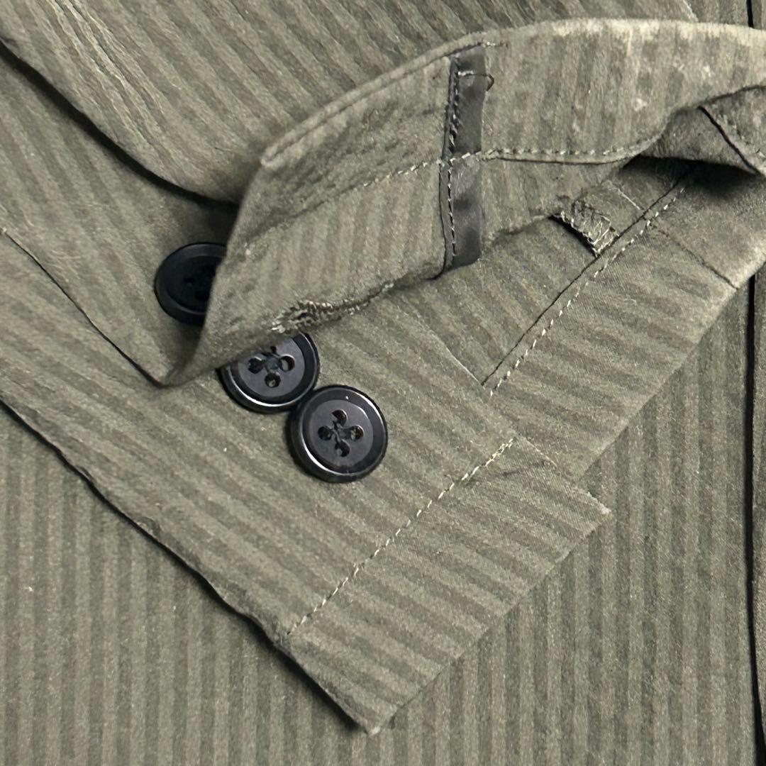 [Extremely Good Condition] Nano Universe LB.03 Seersucker Setup Khaki S