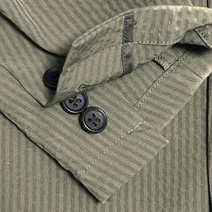 [Extremely Good Condition] Nano Universe LB.03 Seersucker Setup Khaki S