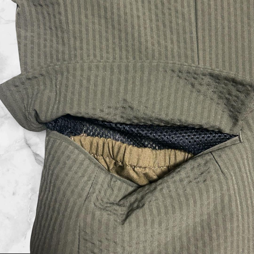 [Extremely Good Condition] Nano Universe LB.03 Seersucker Setup Khaki S
