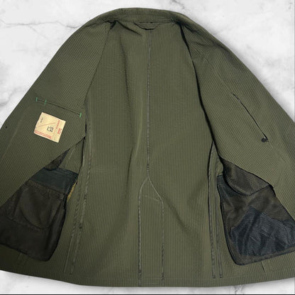 [Extremely Good Condition] Nano Universe LB.03 Seersucker Setup Khaki S