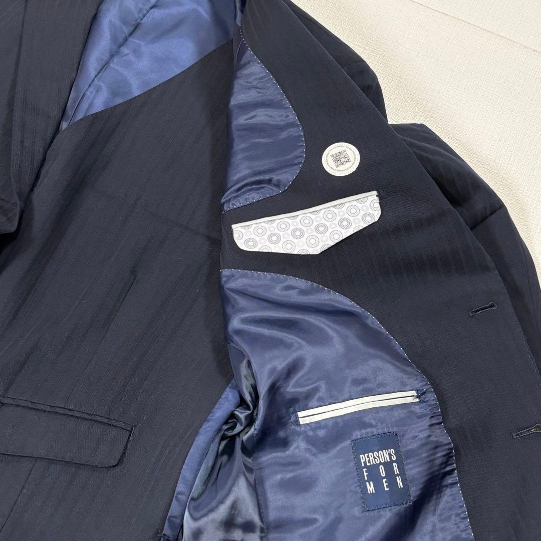 PERSON'S FOR MEN 3-piece suit navy 2XL height 180cm