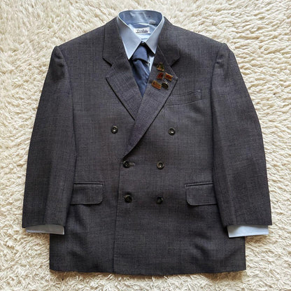 5-piece set, styled double suit, EUR pins, coming-of-age ceremony, entrance ceremony #4