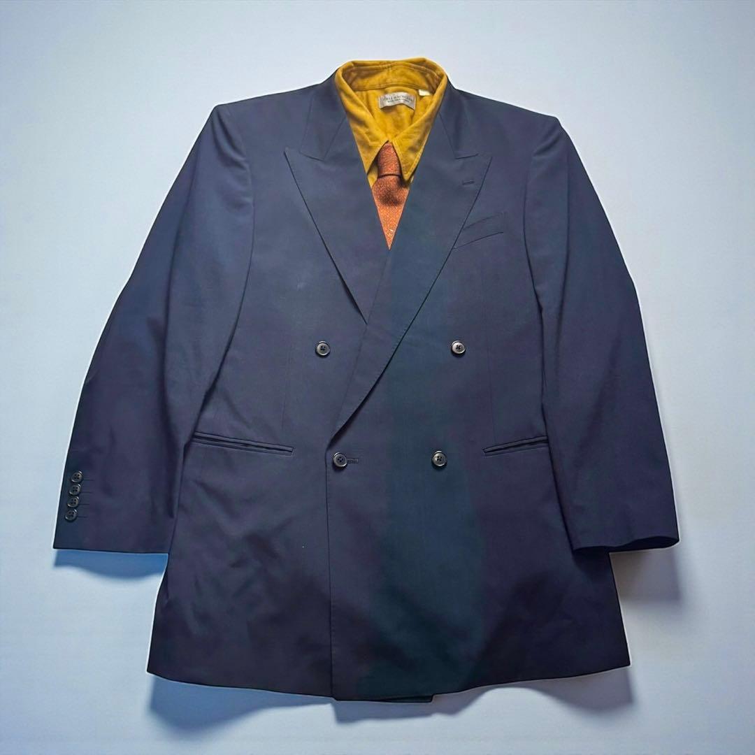 Vintage double suit setup Hermes tie shirt 4-piece set