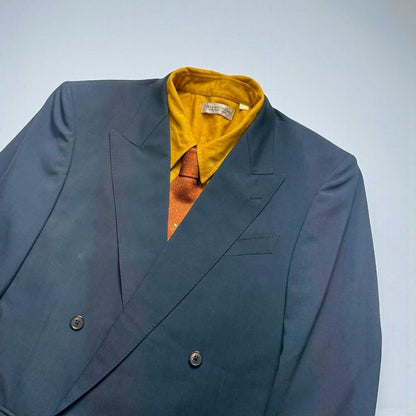 Vintage double suit setup Hermes tie shirt 4-piece set