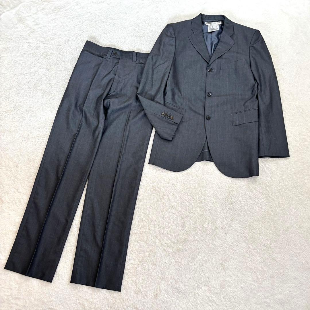 Katherine Hamnett [M] Gray business suit wool blend with shoulder pads spring/autumn