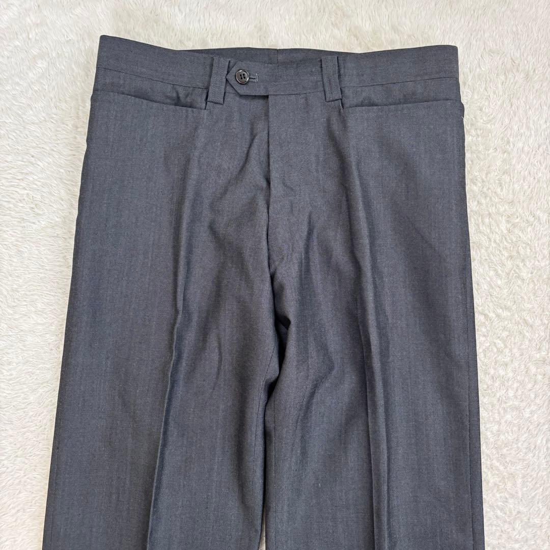 Katherine Hamnett [M] Gray business suit wool blend with shoulder pads spring/autumn