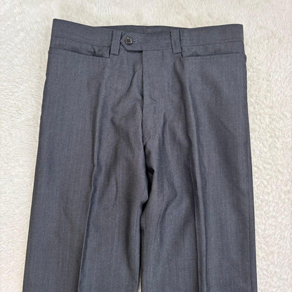 Katherine Hamnett [M] Gray business suit wool blend with shoulder pads spring/autumn