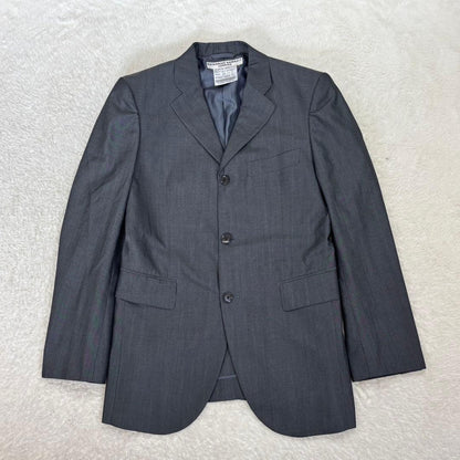 Katherine Hamnett [M] Gray business suit wool blend with shoulder pads spring/autumn