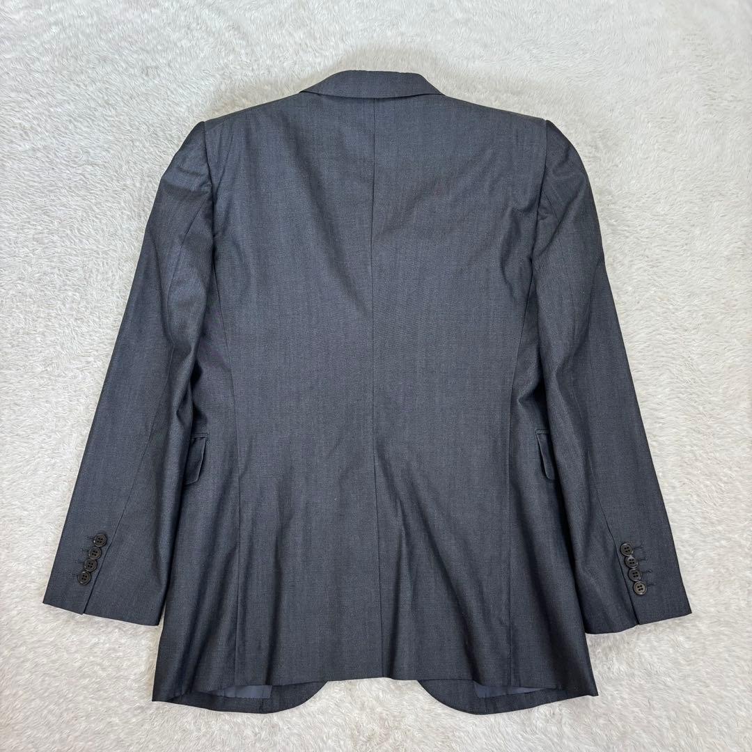 Katherine Hamnett [M] Gray business suit wool blend with shoulder pads spring/autumn