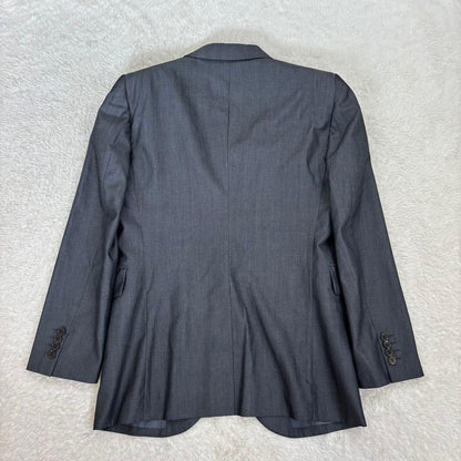 Katherine Hamnett [M] Gray business suit wool blend with shoulder pads spring/autumn