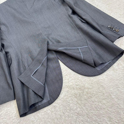 Katherine Hamnett [M] Gray business suit wool blend with shoulder pads spring/autumn