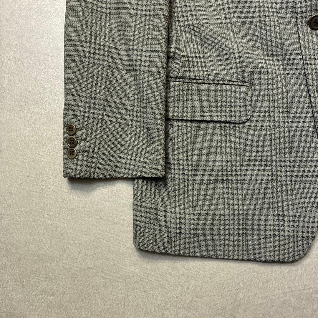 Made in Italy 80s Giorgio Armani Tailored Jacket L Check Wool